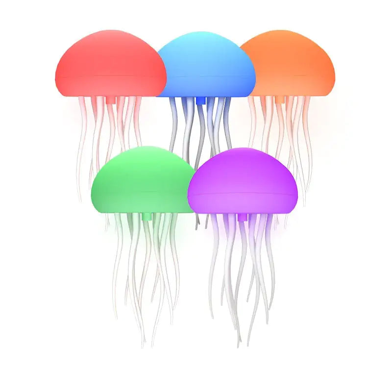 LED Jellyfish Mood Lamp – Smart, Portable Night Light for Bedside or Desk